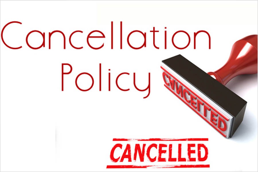 Cancellation policy
